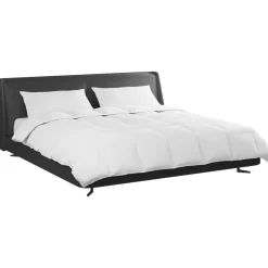 vidaXL Dekbed Set met kussen 3 pcs Wit Donsveertjes
