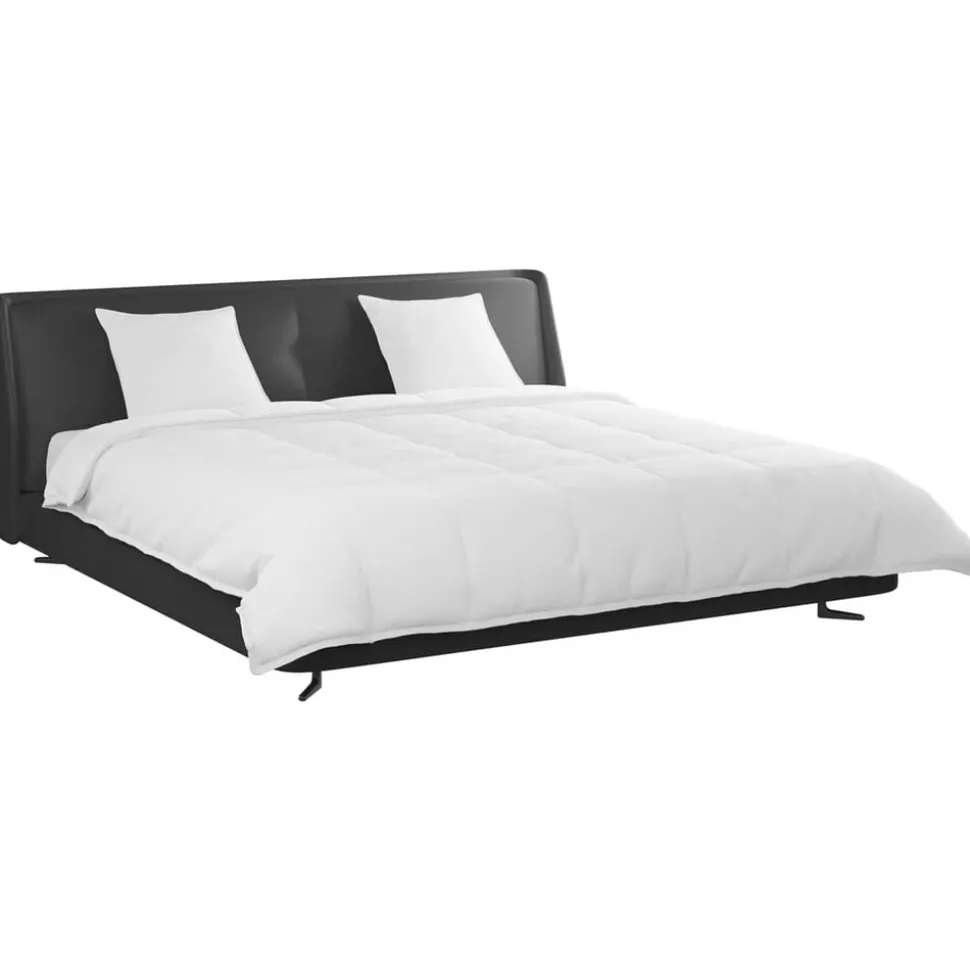 vidaXL Dekbed Set met kussen 3 pcs Wit Donsveertjes