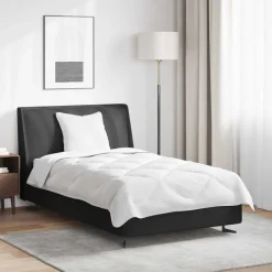 vidaXL Dekbed Set met kussen 2 pcs Wit Microvezel