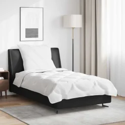 vidaXL Dekbed Set met kussen 2 pcs Wit Microfibre