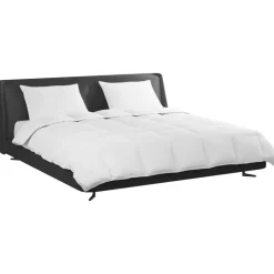 vidaXL Dekbed Set met kussen 3 pcs Wit Donsveertjes