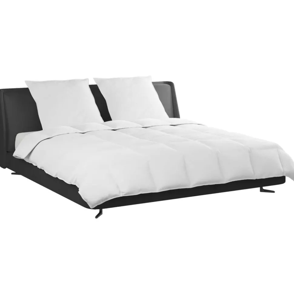 vidaXL Dekbed Set met kussen 3 pcs Wit Donsveertjes