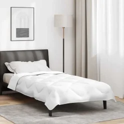 vidaXL Dekbed Wit 200 x 135 x 4 cm Polyester