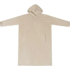 vidaXL Deken hoodie Beige s Flanel