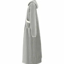 vidaXL Deken hoodie Grijs M Fleece en Flanel