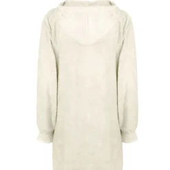vidaXL Deken hoodie KINN Crème L Katoen