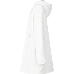 vidaXL Deken hoodie Wit M Fleece en Flanel