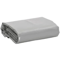 vidaXL Dekzeil 650 g/m² 2x3 m grijs