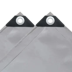 vidaXL Dekzeil 650 g/m² 2x3 m grijs