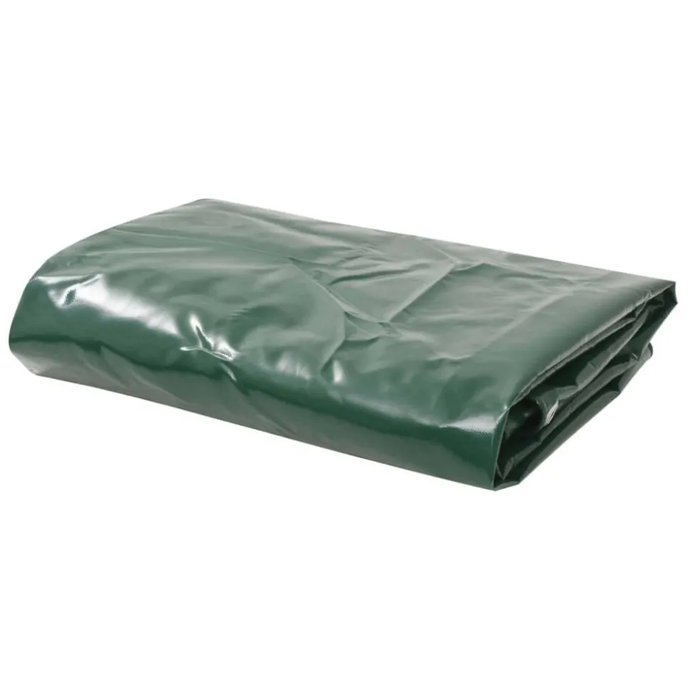 vidaXL Dekzeil 650 g/m² 2x3 m groen