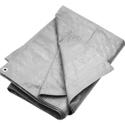 vidaXL Dekzeil 180 g/m² 2x3 m HDPE grijs