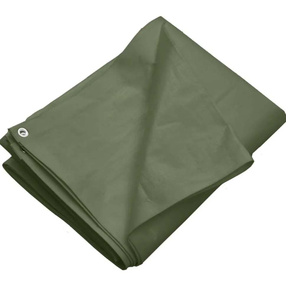 vidaXL Dekzeil 260 g/m² 2x3 m HDPE groen