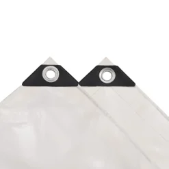 vidaXL Dekzeil 650 g/m² 2x3 m wit