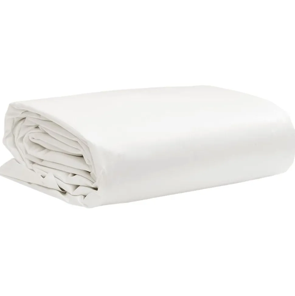 vidaXL Dekzeil 650 g/m² 2x3 m wit