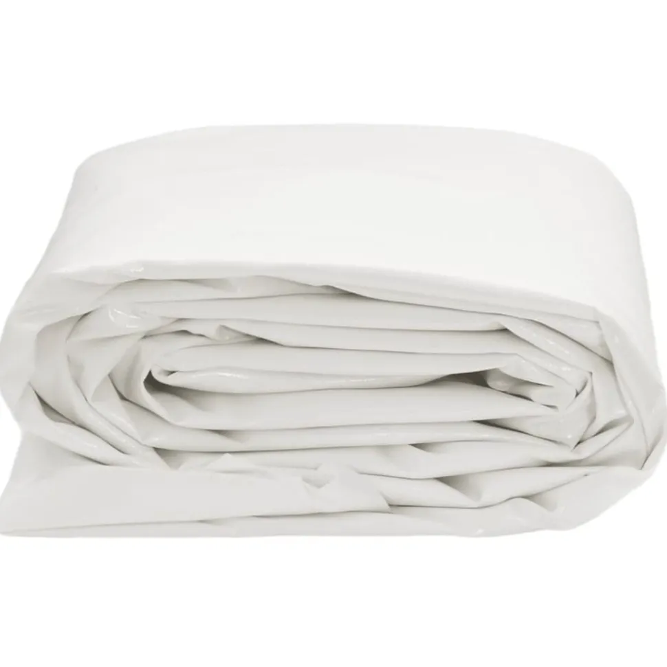 vidaXL Dekzeil 650 g/m² 2x3 m wit