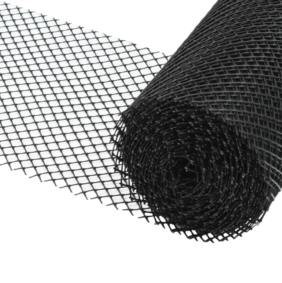 vidaXL 4-delig Gootgaas met klemmen 1,08 ㎡ HDPE