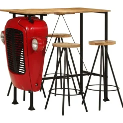 vidaXL 5-delige Barset massief mangohout