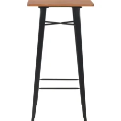 vidaXL 3-delige Barset staal bruin zwart