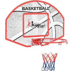vidaXL 5-delige Basketbalset wandmontage 66x44,5 cm