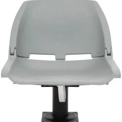 vidaXL 2-delige Bootstoelenset inklapbaar 48x51x41 cm grijs