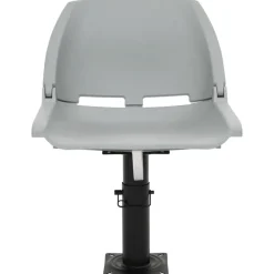 vidaXL 2-delige Bootstoelenset inklapbaar 48x51x41 cm grijs