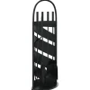 vidaXL 5-delige Haardset 23x15x66 cm staal