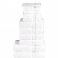 vidaXL 12-delige Handdoekenset SOLUND 600 g/m² wit