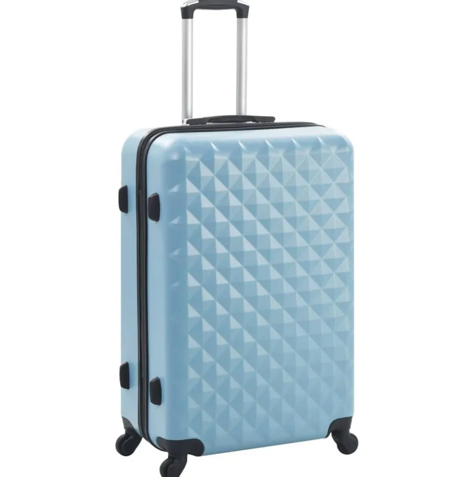 vidaXL 3-delige Harde kofferset ABS blauw