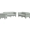 vidaXL 2-delige Loungeset fluweel geel