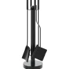 vidaXL 5-delige openhaardgereedschapset 18x56 cm staal