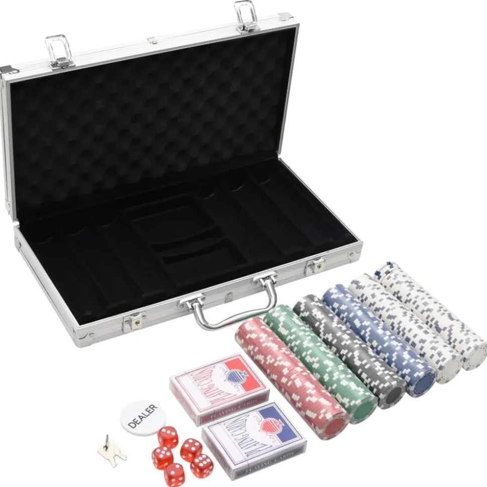 vidaXL 300-delige Pokerset 11,5 g