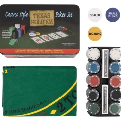 vidaXL 200-delige Pokerset 4 g