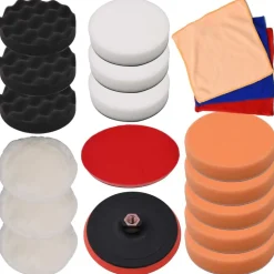 vidaXL 18-delige Polijstpadset 150 mm