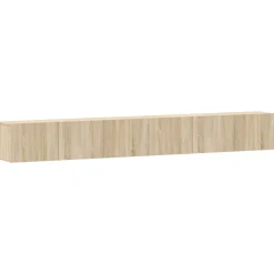 vidaXL 3-delige Tv-meubelset bewerkt hout sonoma eikenkleurig