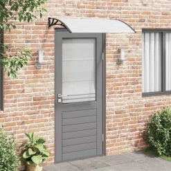 vidaXL Deurluifel 120x75 cm PC zwart en transparant