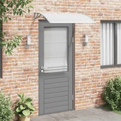 vidaXL Deurluifel 120x75 cm PC grijs en transparant