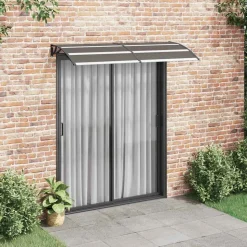 vidaXL Deurluifel 200x75 cm PC zwart