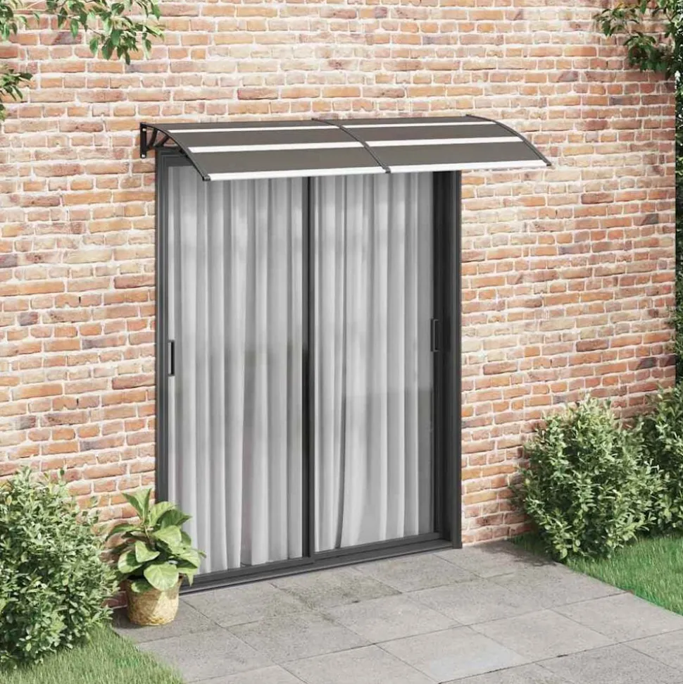 vidaXL Deurluifel 200x75 cm PC zwart