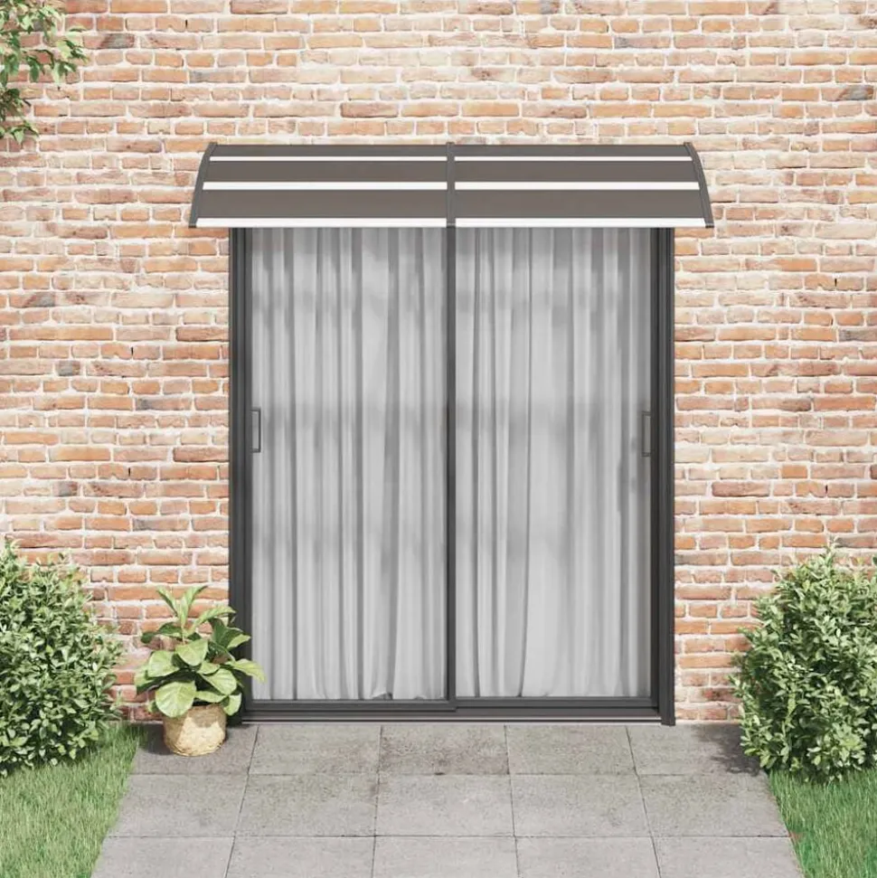 vidaXL Deurluifel 200x75 cm PC zwart