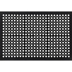 vidaXL Deurmat rechthoekig 60x90 cm rubber