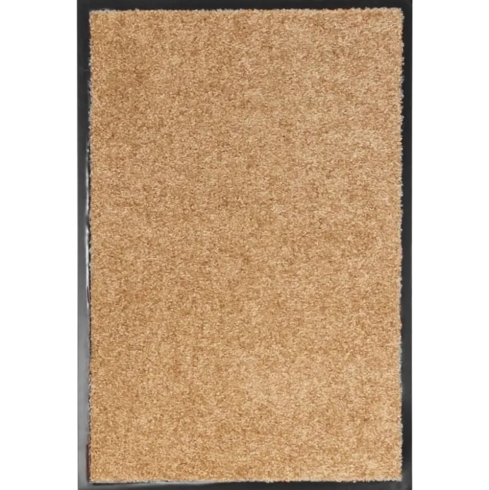 vidaXL Deurmat wasbaar 40x60 cm crème