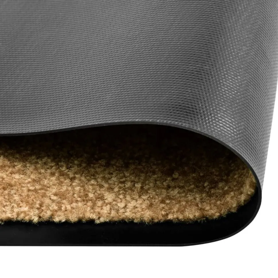 vidaXL Deurmat wasbaar 40x60 cm crème