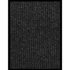 vidaXL Deurmat 40x60 cm gestreept antracietkleurig