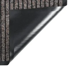 vidaXL Deurmat 40x60 cm gestreept beige