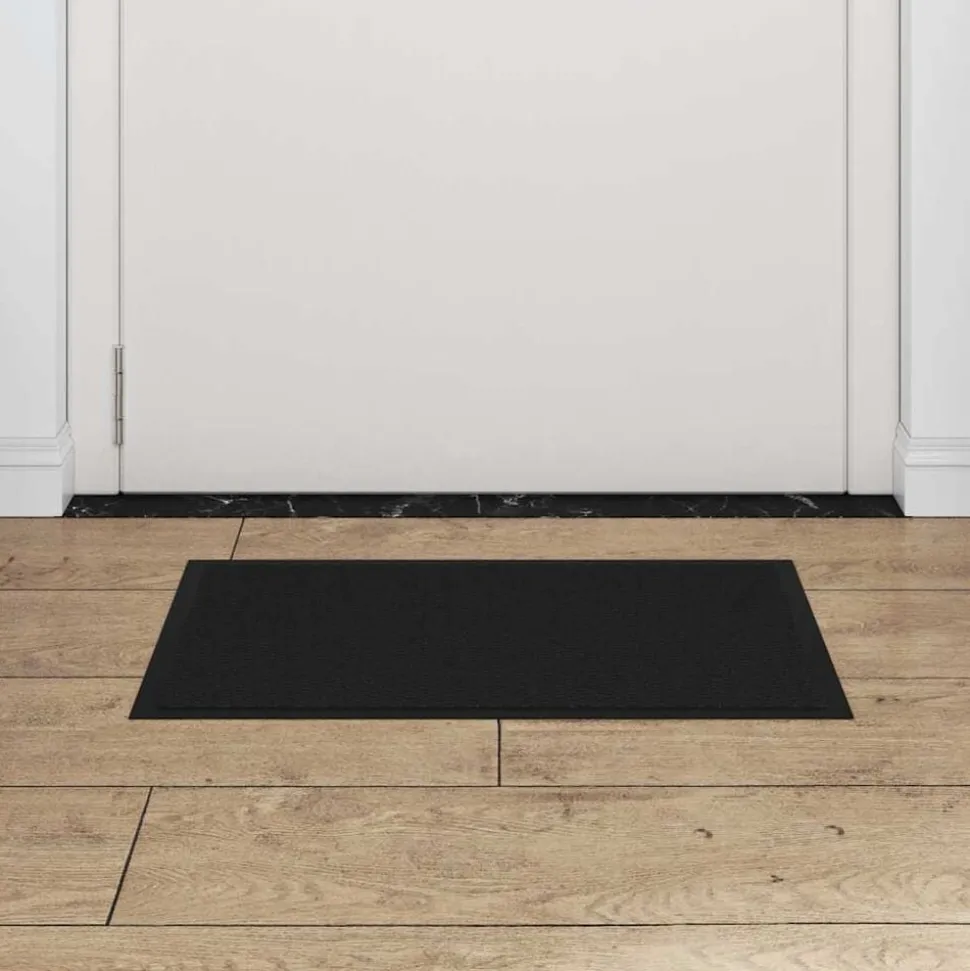 vidaXL Deurmat 40x60 cm zwart