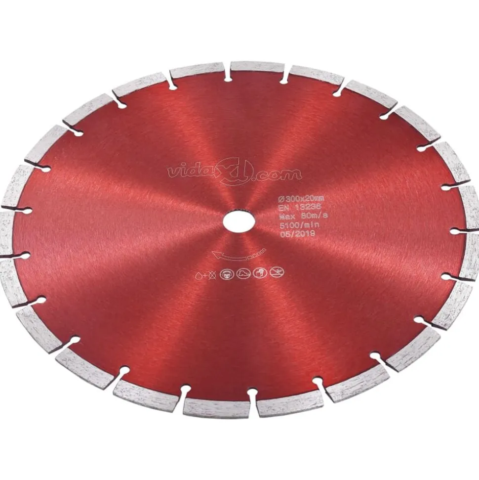vidaXL Diamantzaagblad 300 mm staal