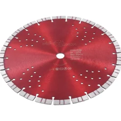 vidaXL Diamantzaagblad met turbo en gaten 300 mm staal