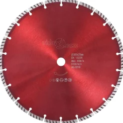 vidaXL Diamantzaagblad met turbo 300 mm staal