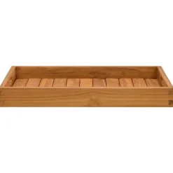 vidaXL Dienblad 60x35 cm massief teakhout