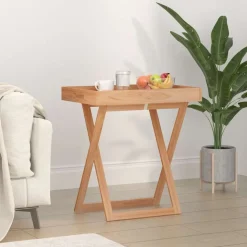vidaXL Dienbladtafel inklapbaar 52x36x56,5 cm walnotenhout